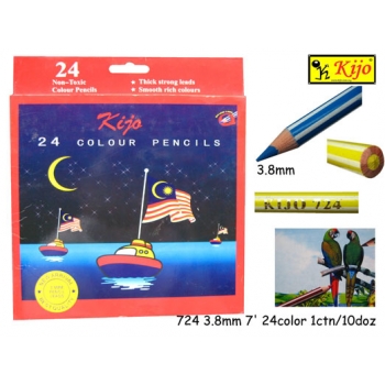KIJO 724 24 Colour Pencils